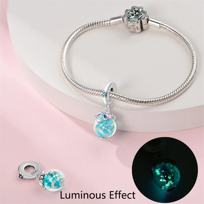 Sterling Silver Luminous Apple Lantern