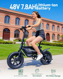 Dyu Mini Folding Fat Tire E Bike
