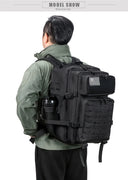 QT&QY 25L/45L Tactical Backpack for Women Men EDC Rucksack