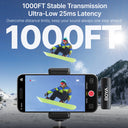 Boya Boyalink 2 Lavalier Microphone System For IPhone Android Cameras Stream Pro