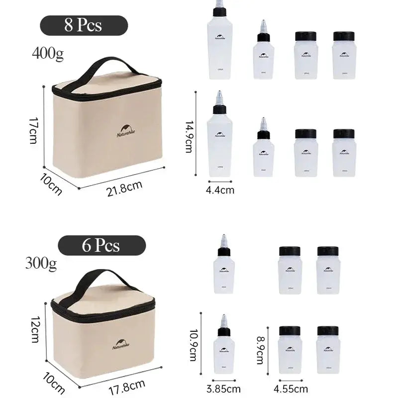 Outdoor Spice Container Set for Camping Barbecue BBQ