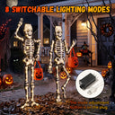 H Skeleton Lights Set Outdoor Halloween Decorations