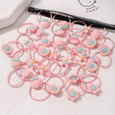 Kids Hair Ties: Fashionable Elastic Set for Little Ones
