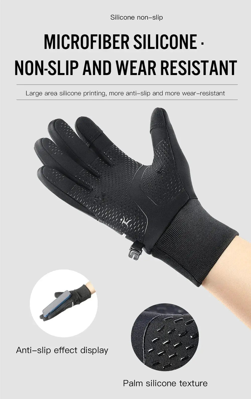 Warm Cycling Gloves for Winter Rides Edition AA — product view 17