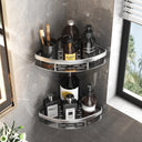 Aluminum Bathroom Shower Caddy: Space-Saving Corner Organizer