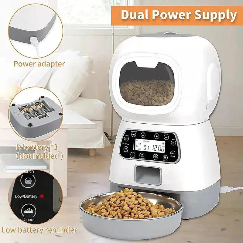 Automatic Pet Feeder Smart Food Dispenser For Dogs And Cats