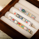 Hapiship New Fashion Women Girls Glaze Rose Flower Bracelet