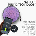 Hluru 13 Inch 15 Notes Steel Tongue Drum Glucophone C Tone