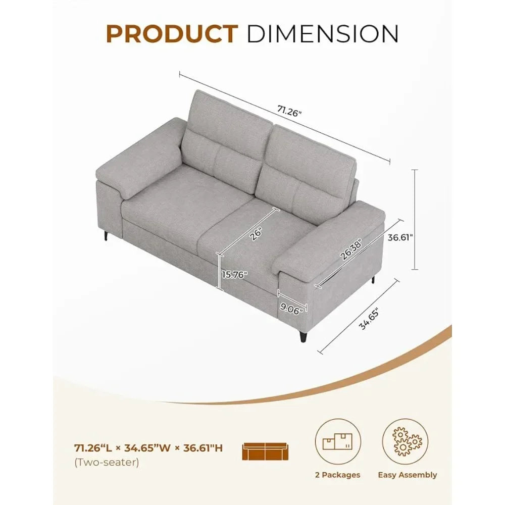 Deep Living Room Sofa