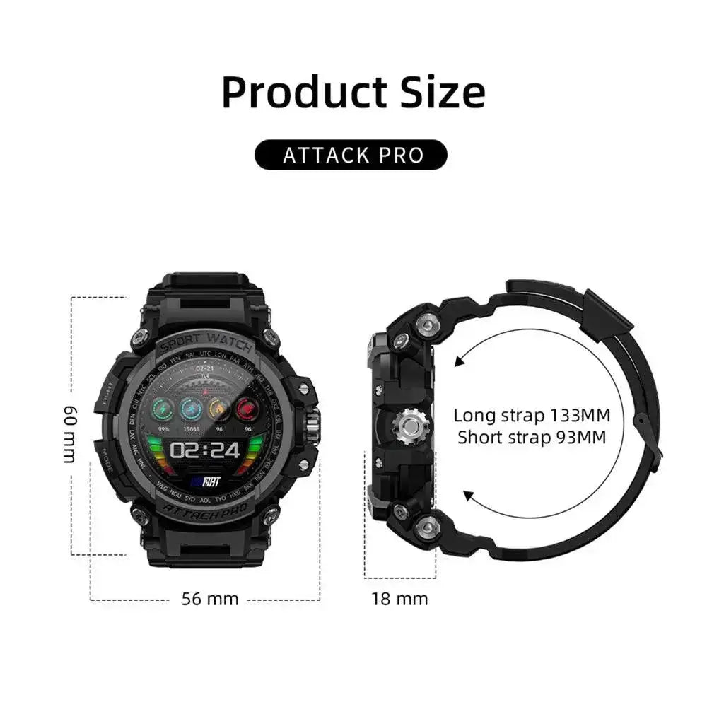 Lokmat Attack Pro Fitness Smartwatch 2023 For Active Living