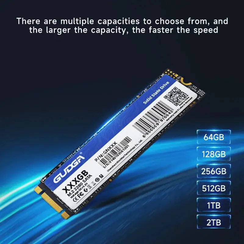 GUDGA M2 2280 SSD M.2 SATA 256gb 128gb 512gb 1TB 120g 240g Internal Drive NGFF 2280mm 2242mm Disco Duro for Desktop Laptop