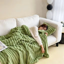 Soft Rabbit Plush Sofa Blanket for Home