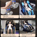 Dual-Core 4-Hand Massage Chair – Full Body Airbag Wrap, Optical Body Scan, Extended SL Track, Deep Leg & Foot Massage
