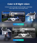 SHIWOJIA 6MP 4G SIM Card Solar Camera Outdoor Security