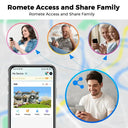 4K Outdoor Dual Lens Camera for Home Use