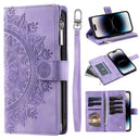 Luxury Zipper Wallet Case - Secure Card Storage