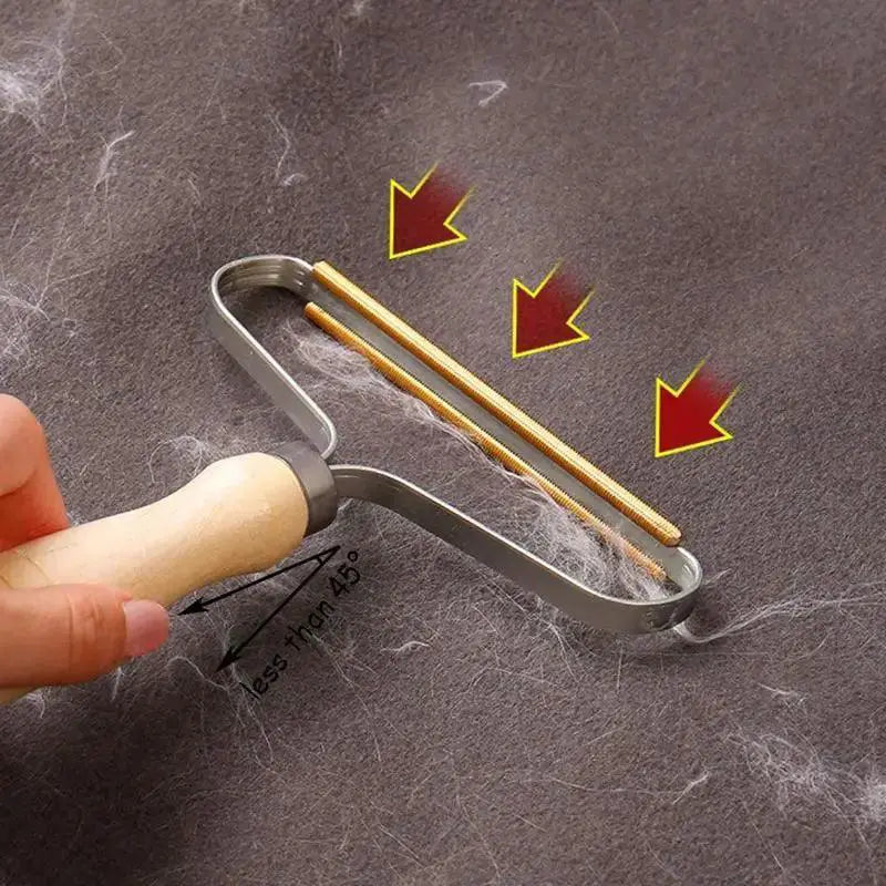Portable Pet Hair Remover Brush And Lint Roller Essential