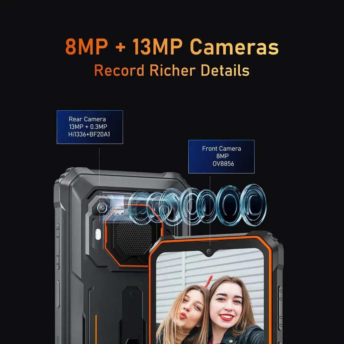 Blackview BV6200 Pro Rugged Phone Android13 13000mAh Battery