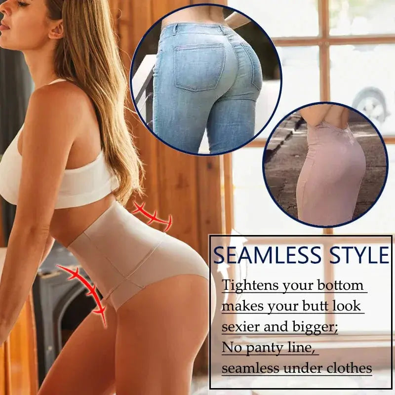 Womens Seamless Ice Silk Shapewear Bodysuit Tummy Control