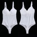 Lace Thong Bodysuit Shapewear For Women Seamless Control