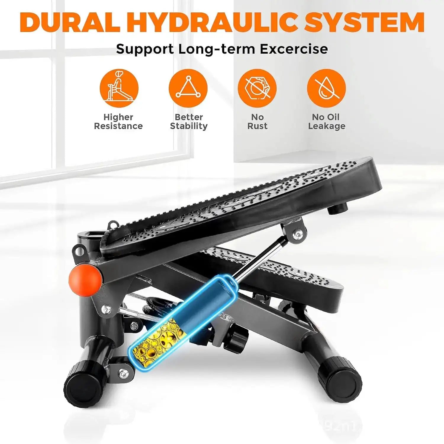 New Mini Pedal Machine Home Walking Machine Hydraulic Fitness Mountaineering Machine Step Foot Training Step