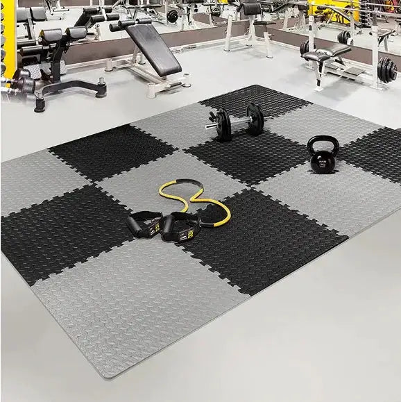 Interlocking Yoga Mats - Soft Non Slip Protection — product view 10
