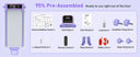 Foldable Walking Pad With Incline RGB Lights And Dual Screen