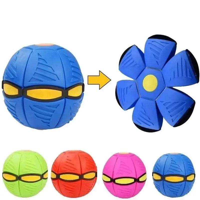 Magic UFO Deformation Stomp Ball Dog Toy Outdoor Fun