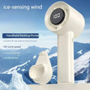 Portable Mini Fan - LED Cooling 100 Speeds