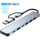 USB C Hub - 8 Port Multiport Docking Station