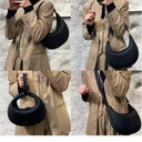 Spacious Crescent Handbag for Women