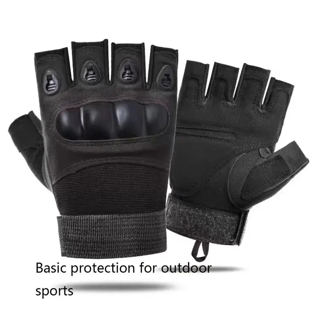 Half-Finger Tactical Gloves Men Outdoor Cycling Anti Slip