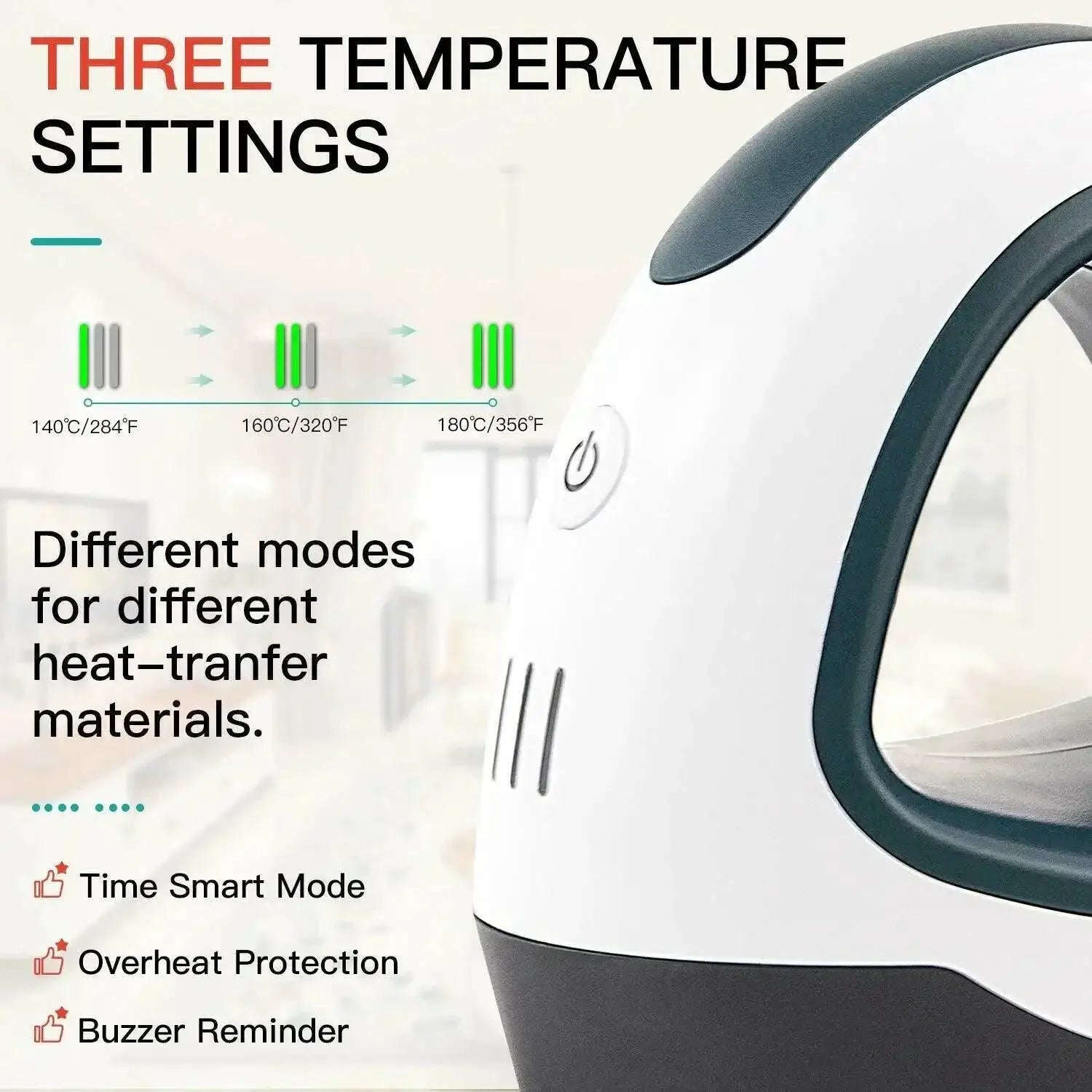 HTVRONT Portable Mini Heat Press for HTV Transfers