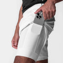 Men's 2-in-1 Camo Quick-Dry Running Shorts for Gym