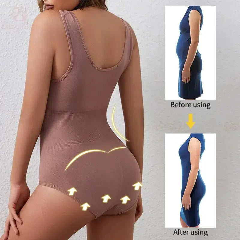 GUUDIA Slimming Seamless Bodysuit Tummy Control Shapewear