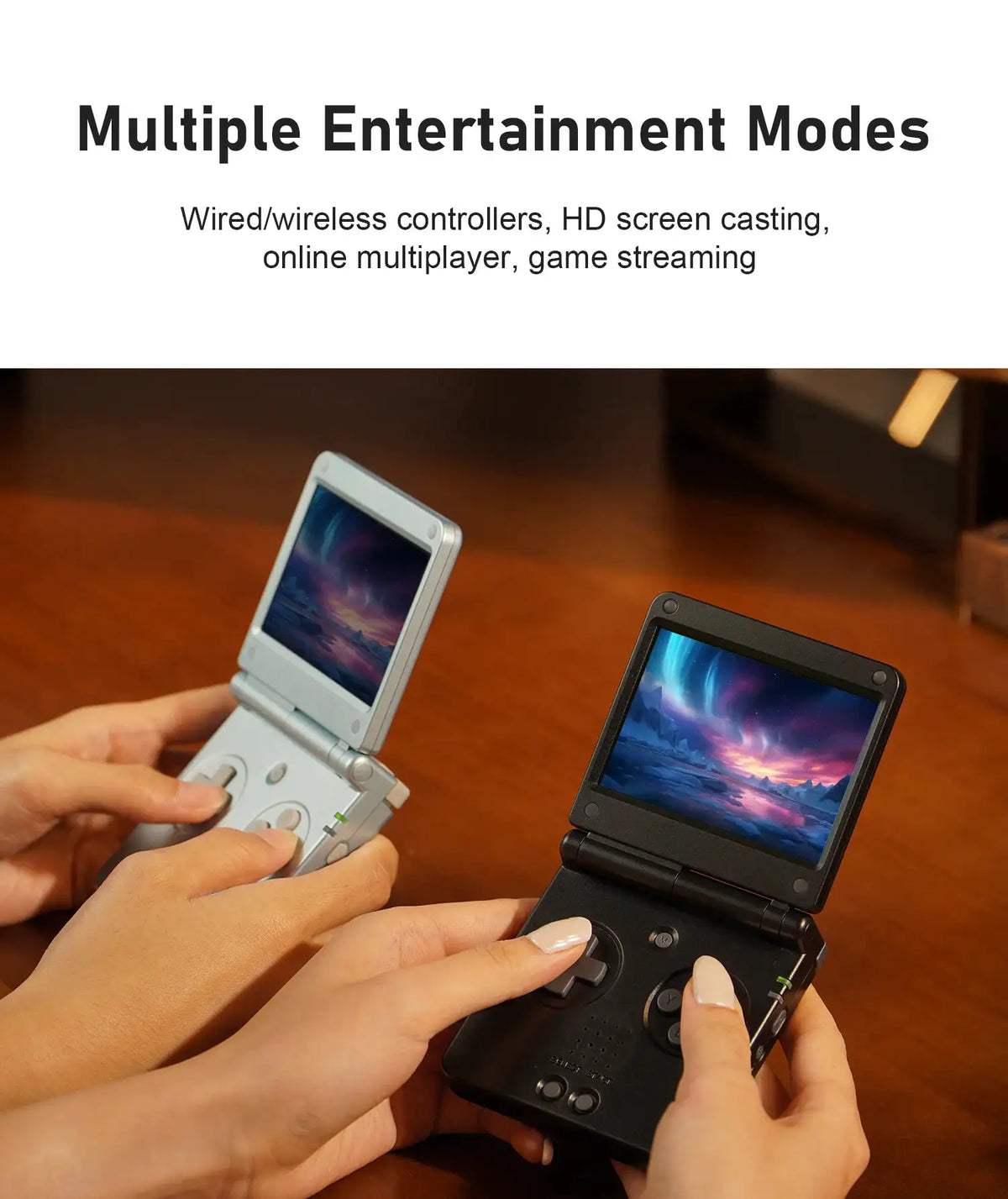 Anbernic RG SP Flip Retro Handheld Game Console 3.4'' IPS Linux 30+ Simulators 3300mAh RGSP Portable Game Console Supports 5G WiFi Bluetooth HDMI Multiplayer