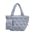 Puffer Tote Bag for Women Lightweight Down Cotton Handbag