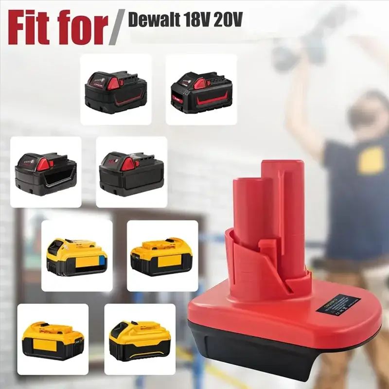DM20M12 Battery Adapter for 20V Milwaukee to 12V M12 Tools