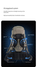 70L Naturehike Backpack For Hikers Lite