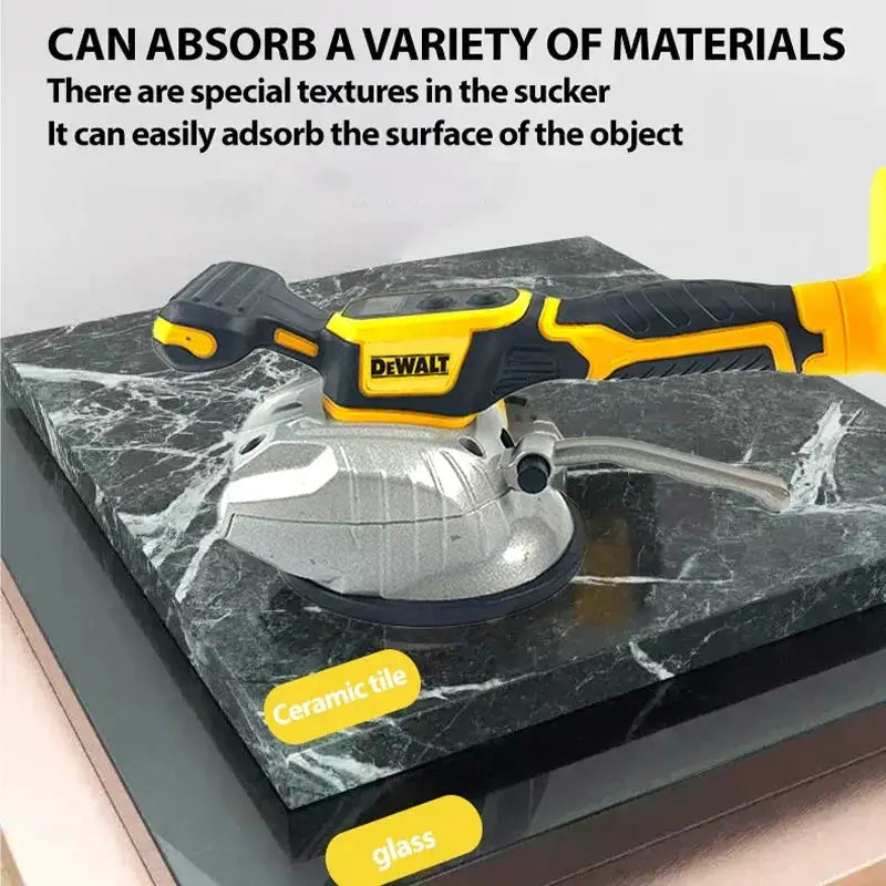 Cordless Tile Vibration Tool With Suction Cup Tech Design