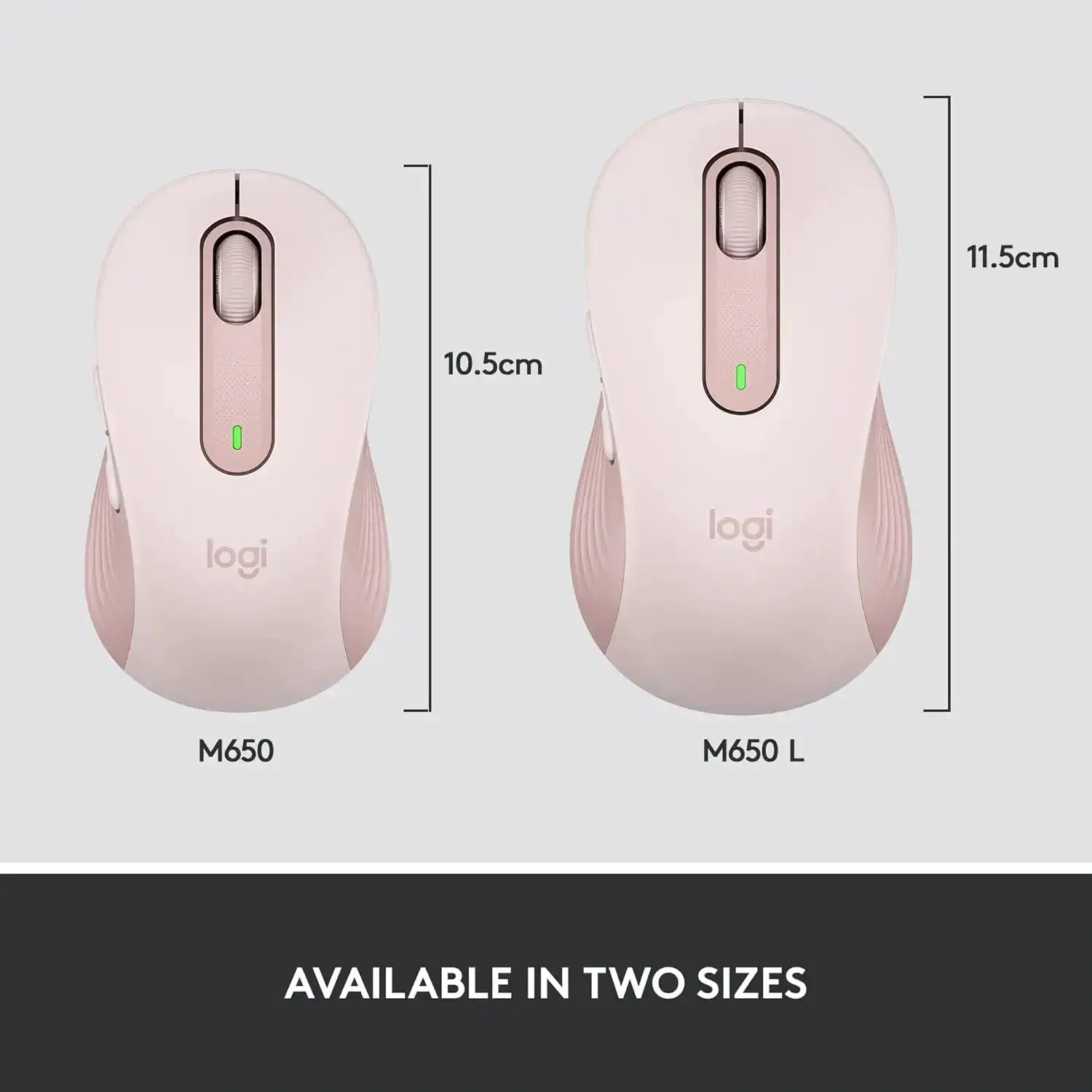 Logitech M650 L Full Size Bluetooth Mouse For Large Hands