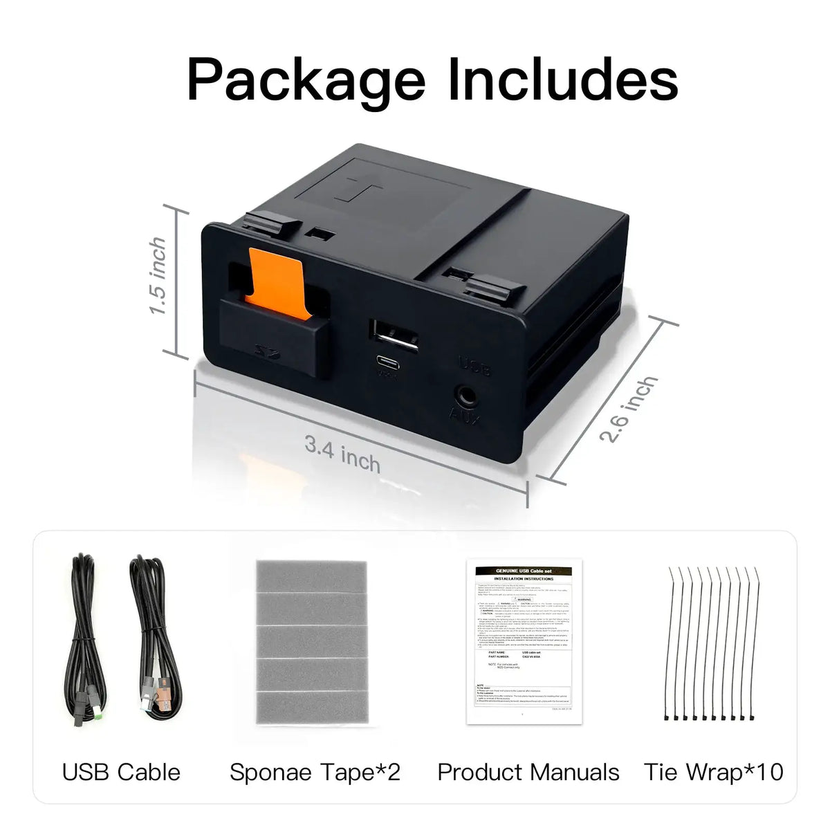 Type-C Wired Wireless CarPlay Android Auto USB Adapter for Mazda 2 3 6 CX3 CX5 CX8 CX9 MX5 Demio Miata TK78669U0C Retrofit Kit