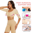 Post-Surgery Women's Body Shaper with Arm Support Top