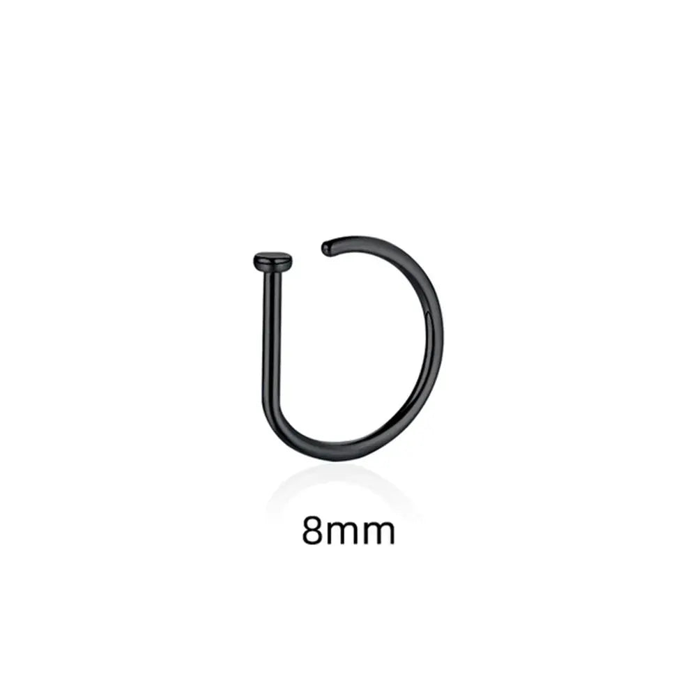 Fake Nose Ring Clip Earrings For Women And Men Non Piercing