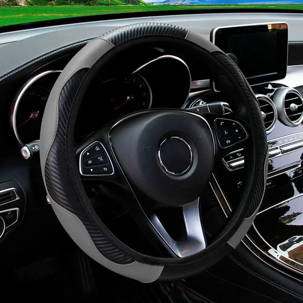 Steering Wheel Cover - Refined Carbon Texture — product view 12