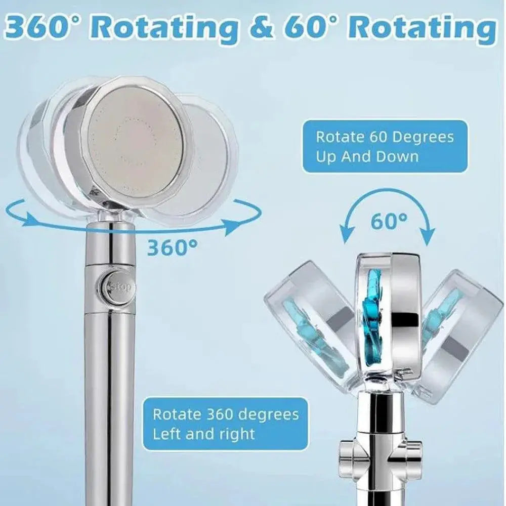 High Pressure Turbo Spa Showerhead For Ultimate Relaxation