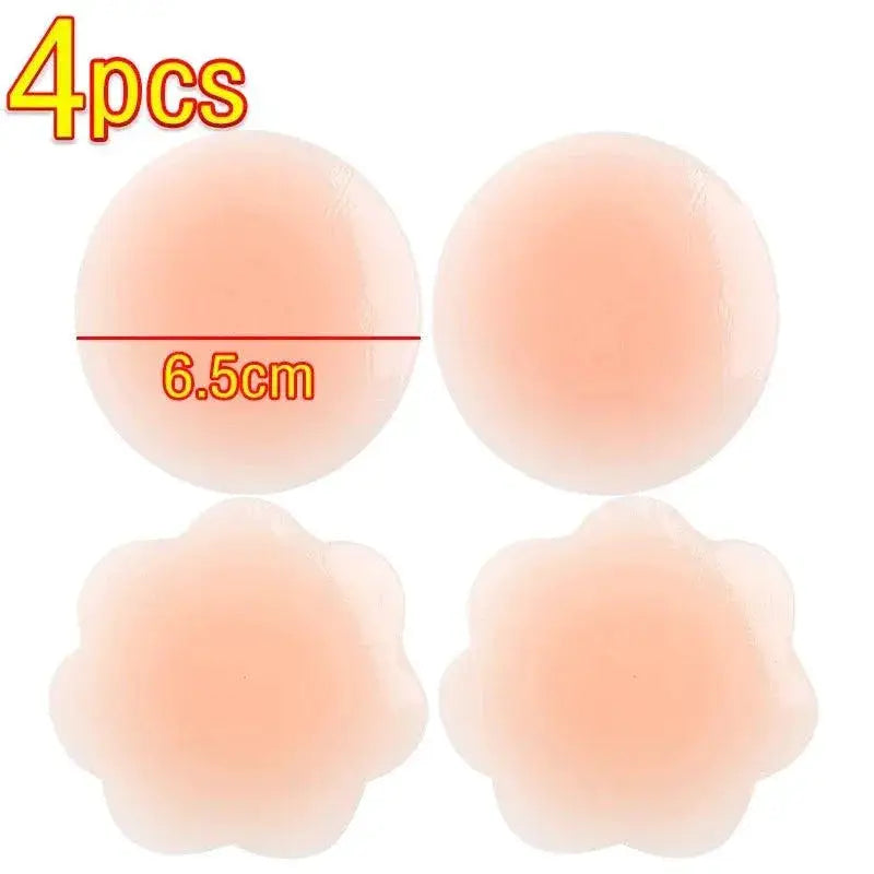 Silicone Nipple Covers Eco Friendly Adhesive Lingerie
