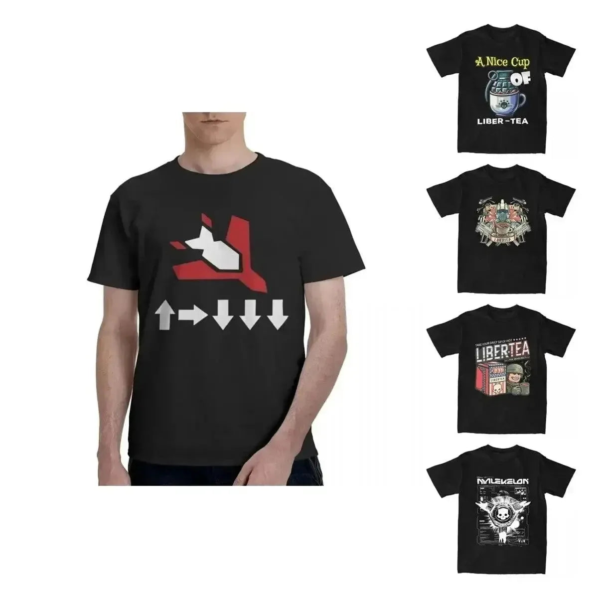 Helldivers Stratagem Kg Bomb T Shirt Mens Cotton Tee — product view 1