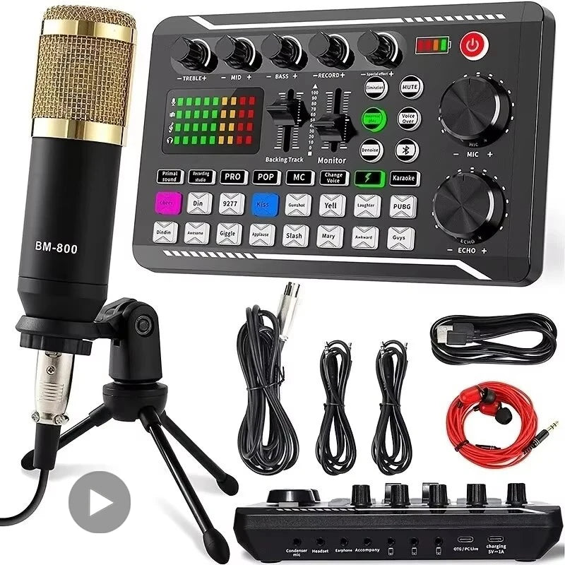 Live Streaming Audio Mixer Console