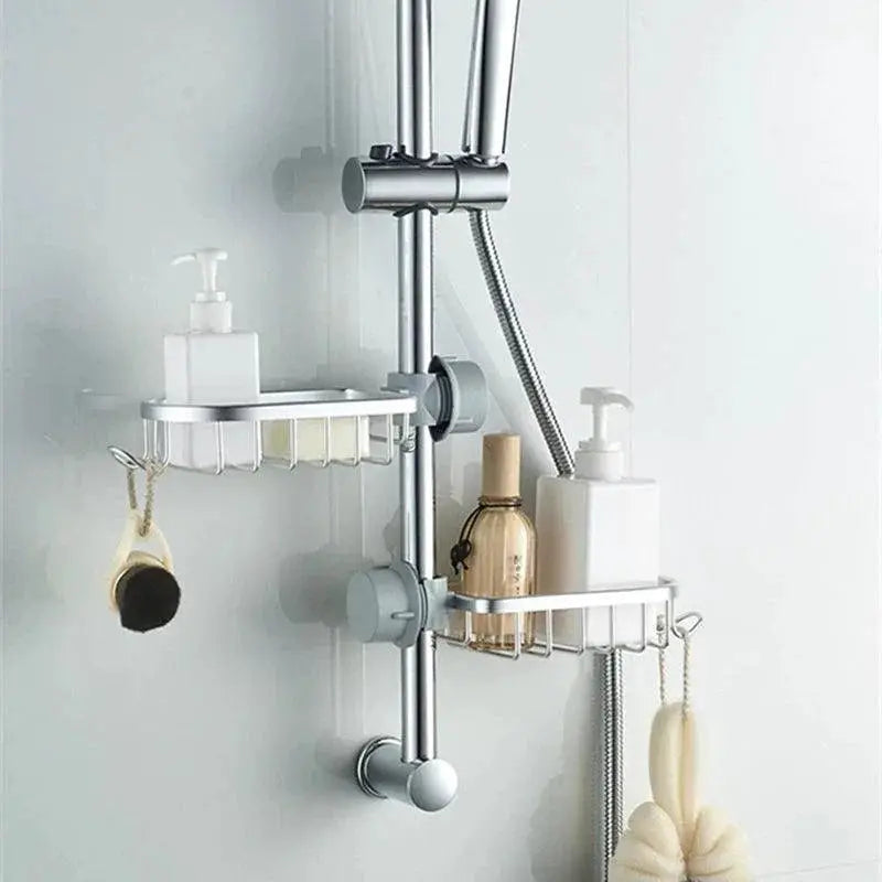 Aluminum Sink Caddy Space Saving Kitchen And Bath Organizer